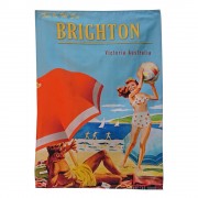 Cotton Tea Towel - Fun In The Sun Brighton